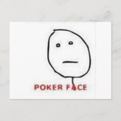 Custom Postcards on Full Size   More Poker Face Rage Comic By Custom Designs