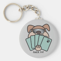 Poker Pup Key Chain keychains