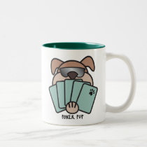 Poker Pup Mug mugs