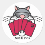 Poker Puss Sticker