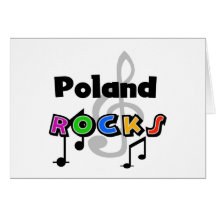 Poland Rocks Greeting Card