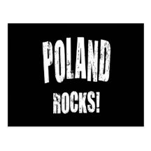 Poland Rocks! Postcard