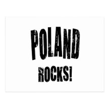 Poland Rocks! Postcard