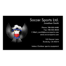 Poland Soccer Champions Business Cards