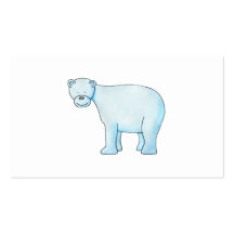 Polar Bear. Business Card Templates
