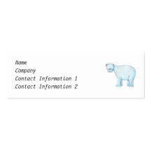 Polar Bear. Business Card Templates