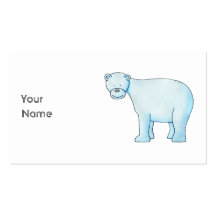 Polar Bear. Business Cards
