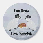 Polar Bears Hannukah Nights Magnet