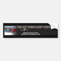 POLICE COMPLAINT CENTER BUMPER STICKERS