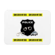 Police Crime Scene Magnets