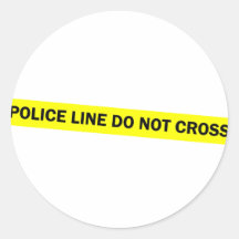 police line do not cross stickers