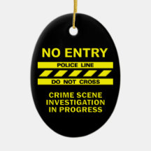 Police Line ornament, customise