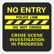 Police Line stickers