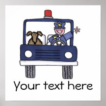 Police man print