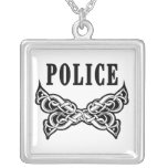 Police Tattoo Personalised Necklace