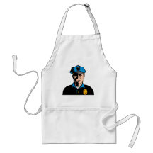 policeman police officer law enforcement aprons