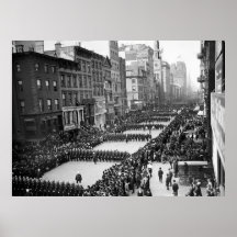 Policemen's Parade on 5th Ave, NYC: 1900 Posters