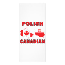 Polish Canadian Maps Rack Card Design