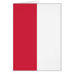Polish Flag Greeting Card