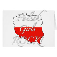 Polish Girls Rock! Card
