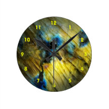 Polished Labradorite Clock