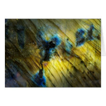 Polished Labradorite Greeting Cards