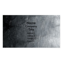 Polished Steel Business Cards