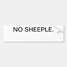 Political. Bumper Sticker