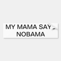 POLITICAL BUMPER STICKERS