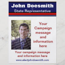 Political Election Campaign Flyer Template