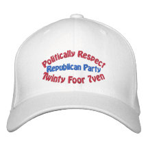 Politically Respect - Twinty Foor 7ven Embroidered Hat