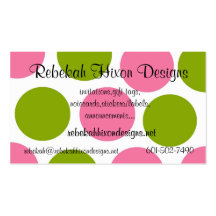 Polka Dot Business Card