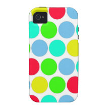 Polka dot, Colors set 3 iPhone 4/4S Cases