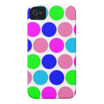 Polka dot, Colors set 4 iPhone 4 Cases