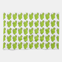 Polka-Dot Frog Towel
