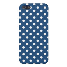 Polka Dot iPhone 5 Case in Monaco Blue