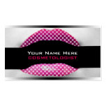 Polka Dot Lips MakeUp Artist  Business Cards