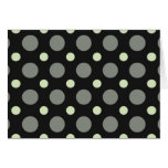 Polka-dot-pattern Greeting Card