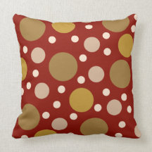 Polka dot pillow