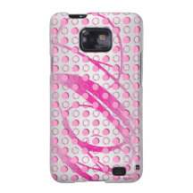 Polka Dots Pink Twirl Samsung Galaxy Case-Mate Cas