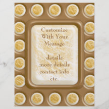 Polkadots - Chocolate Marshmallow Custom Flyer
