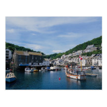 Polperro Harbour, Cornwall, England, U.K. Post Card