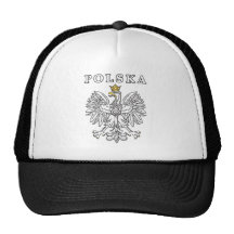 Polska With Polish Eagle Trucker Hats