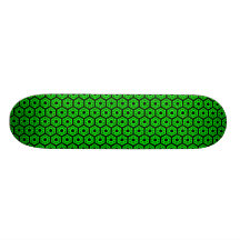 Polygons v1 - Black and Green Skateboards