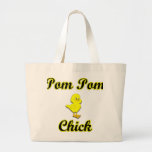 Pom Pom Chick Canvas Bag