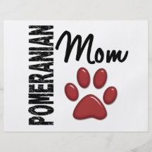 Pomeranian Mum 2 Flyer Design