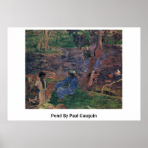 Pond By Paul Gauguin Posters