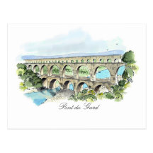 Pont Du Gard post card