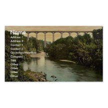 Pontycysylltau Aqueduct, Llangollen, Wales rare Ph Business Cards