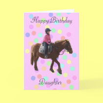 Pony Rider Birthday Card cards